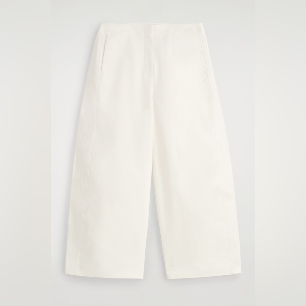COS Cream Wide Leg Women's Pants